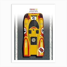 Siffert Ahrens Porsche 917 Art Print