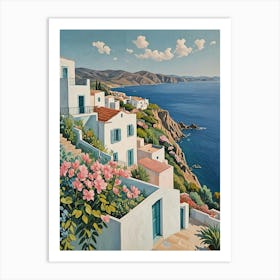 Greek Island Days Art Print