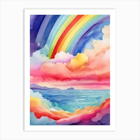 Rainbow Painting Art Print