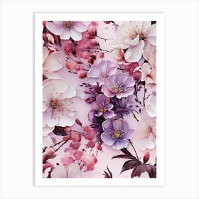 Beautiful Sakura Cherry Blossom 6 Art Print