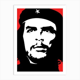 Che Guevara Red Art Print