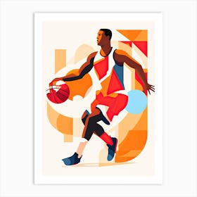 Basketball Player 4 print Art Print