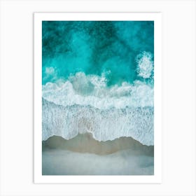 Aerial View Of The Ocean 5 Art Print