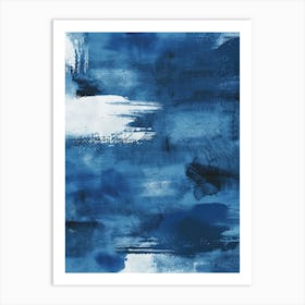 Abstract Blue Painting 2 Art Print