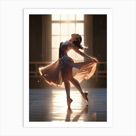 Ballet Dancer In The Dance Studio Art Print