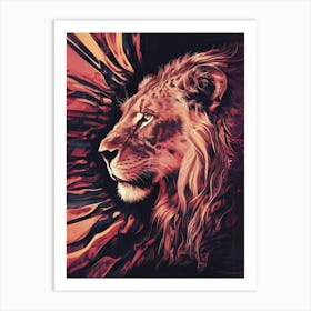 Lion Artwork 1 Art Print