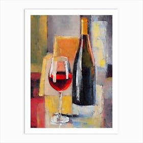 Gruner Veltliner 1 Oil Painting Cocktail Poster Art Print