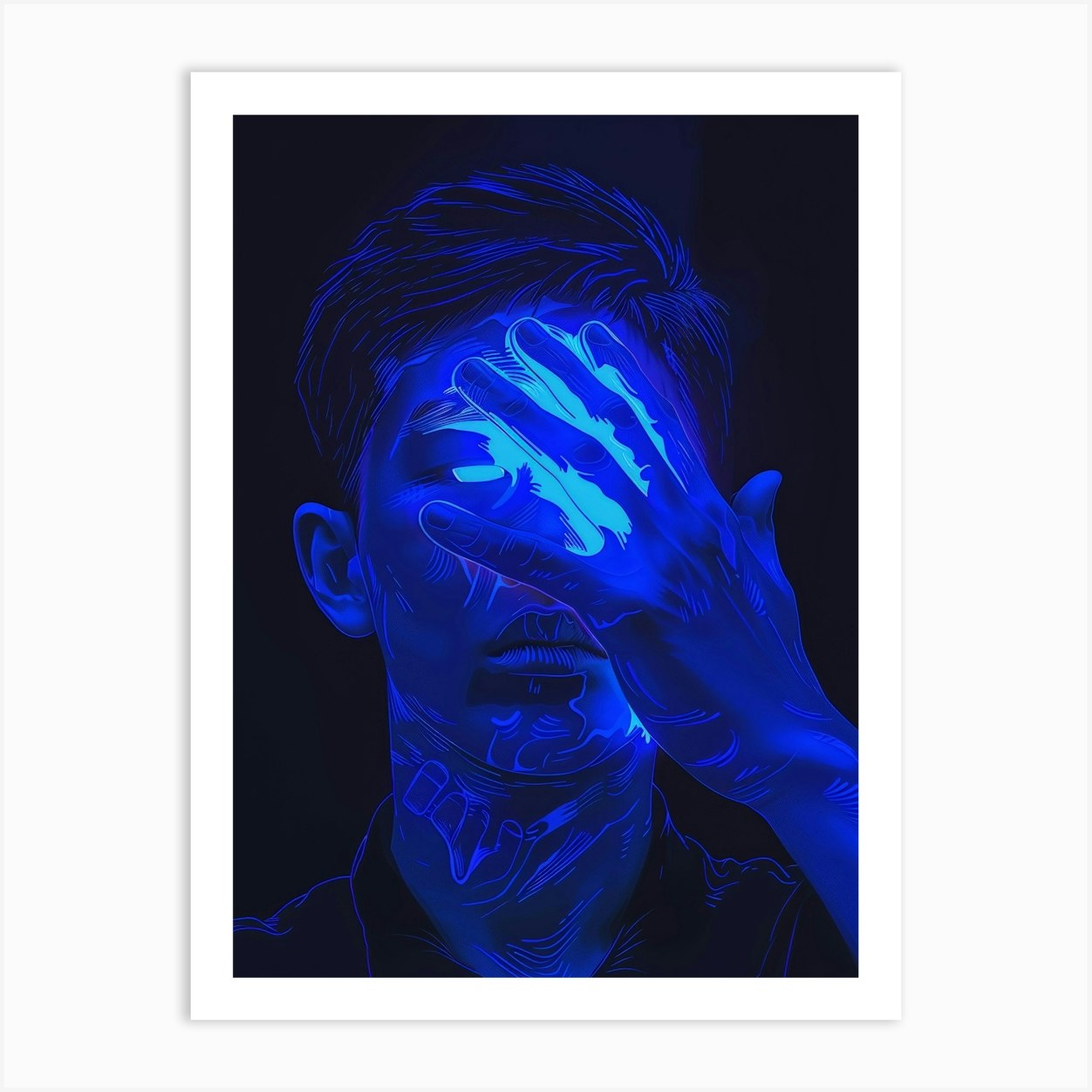 Hi Face Art Print Hi Face Art Print