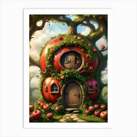 Fairy Apple Cottage #6 Art Print