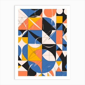 Abstract Geometric Painting Art Print