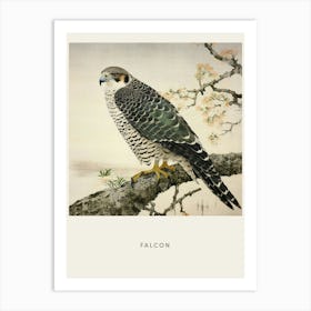 Ohara Koson Inspired Bird Painting Falcon 5 Poster Art Print