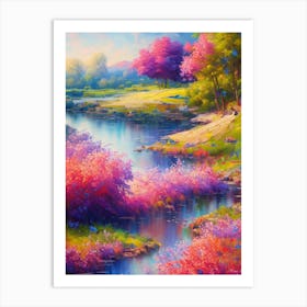 River Of Flowers Art Print