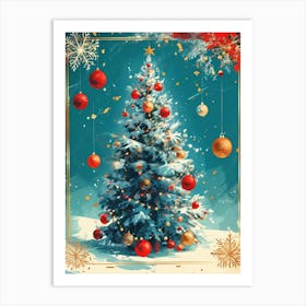 Christmas Tree 7 Art Print