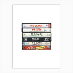 The Clash - Albums - Cassette Print Art Print