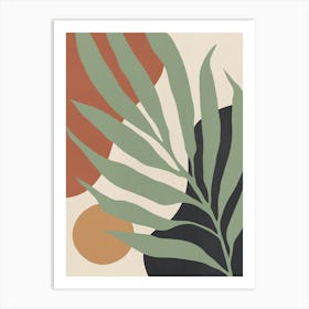 Floral and tropical botanical 13 Art Print