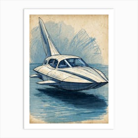 Futuristic Jet Art Print