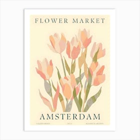 Flower Market Amsterdam 1 Art Print