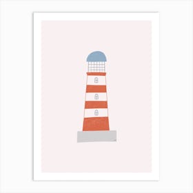 The Red Lighthouse Art Print