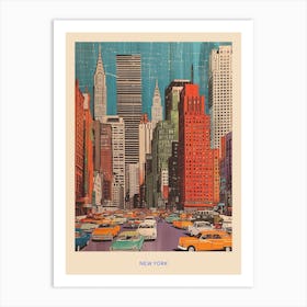 Kitsch New York Poster 4 Art Print