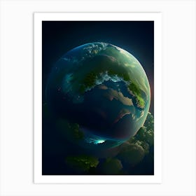 The Earth Art Print