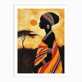 Boho Chronicles |The African Woman Series Art Print