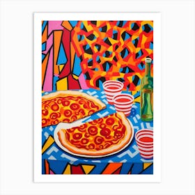 Pizza Pop Art Inspired 1 Art Print