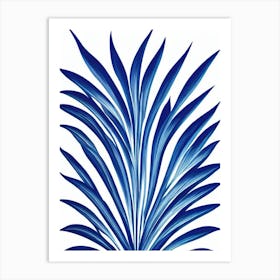 Bromeliad Stencil Style Art Print