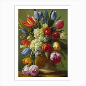 Tulips Painting 2 Flower Art Print