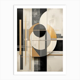 Geometric Abstraction Illustration 25 Art Print