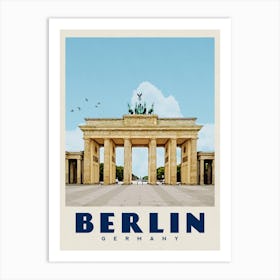 Berlin Germany Travel Poster Art Print