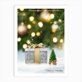 Christmas Greeting Card 1 Art Print