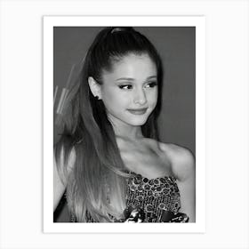 Singer Ariana Grande Poses In The Press Room During The 2014 Mtv Video Music Awards Art Print