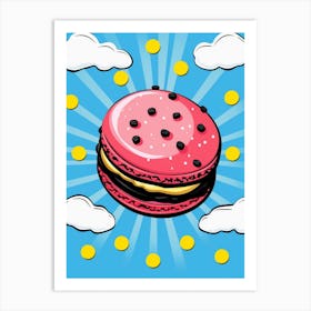 Cartoon Pop Art Macaron 2 Art Print