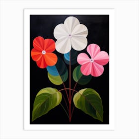 Impatiens 4 Hilma Af Klint Inspired Flower Illustration Art Print