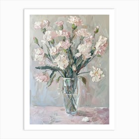 A World Of Flowers Carnation 3 Painting Art Print