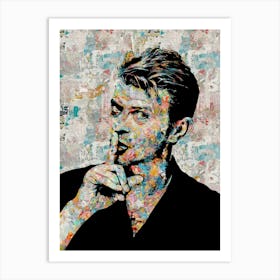 David Bowie Abstract Art Print