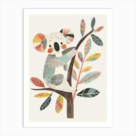 Charming Nursery Kids Animals Koala 1 Art Print