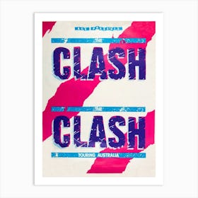 Ace Presents The Clash Touring Australia Art Print