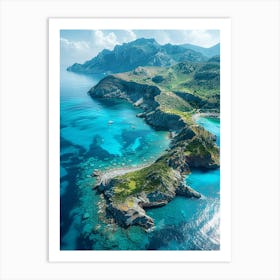 Aerial View Of The Island 1 Art Print