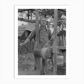 Untitled Photo, Possibly Related To Cut Over Farmer Living East Of Amite, Louisiana By Russell Lee Art Print