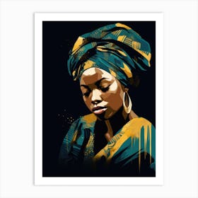 African Woman 9 Art Print