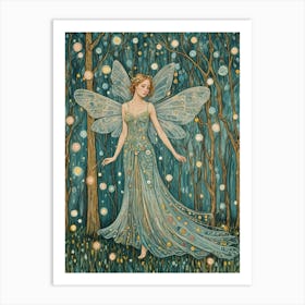 Fairy In The Woods Art Print