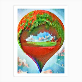 Hot Air Balloon Art Print