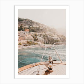 Italy Yacht View Art Print