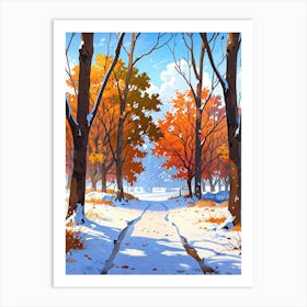 Autumn In The Forest Art Print