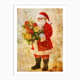 Christmas Santa 1 Art Print