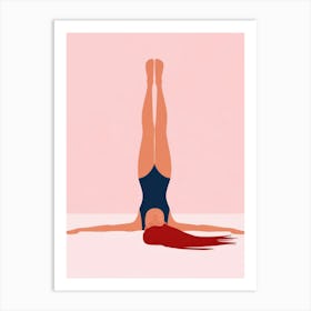 Yoga Pose - Yoga Stock Videos & Royalty-Free Footage Art Print