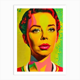 Olivia Colman Colourful Pop Movies Art Movies Art Print