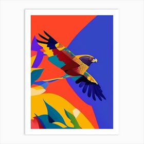 Harrier Pop Matisse 2 Bird Art Print