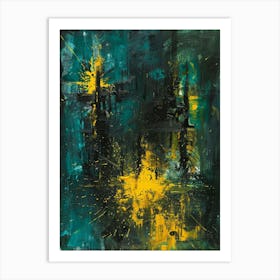 Abstract Painting 1844 Art Print